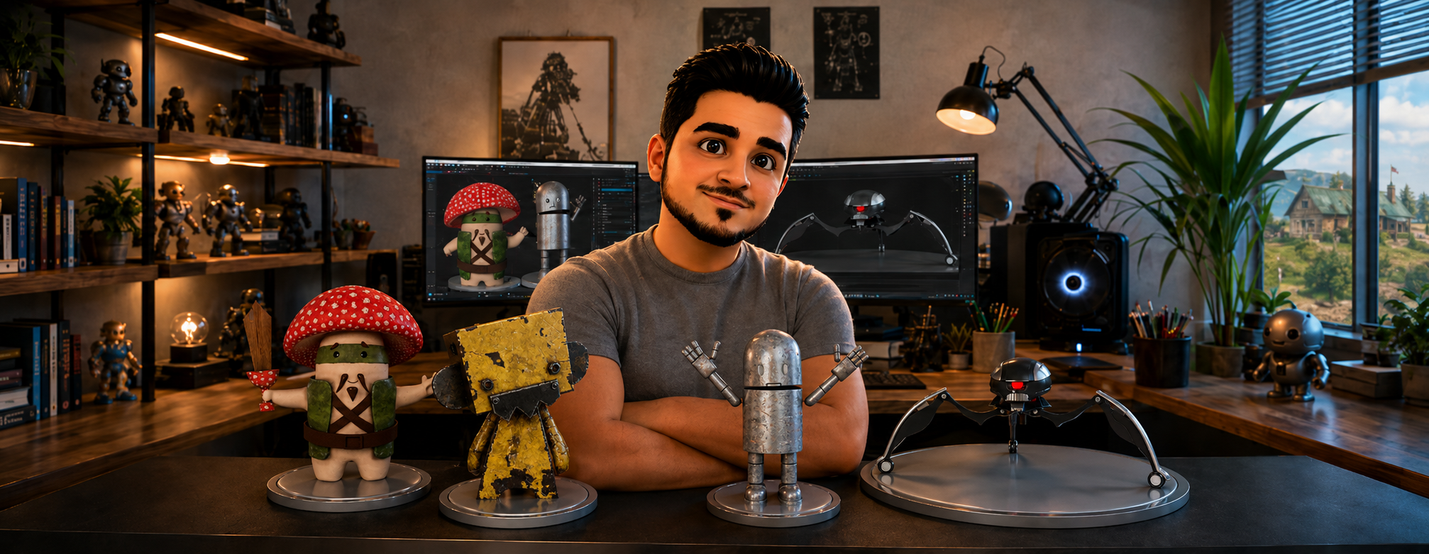 Fondo portafolio 3D